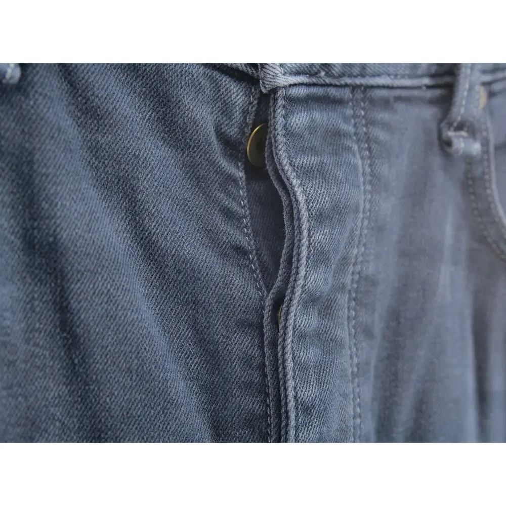 rag & bone Men 38x32 Minna Dark Blue Fit Slim Fit Stretch Denim Jeans Button Fly